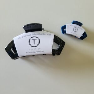 Black and Blue Hair Bands with Elastic Straps